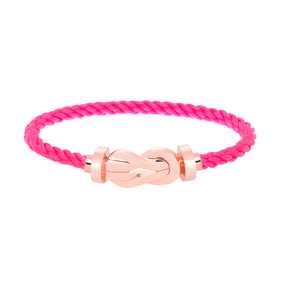 [✨Rose💎]CHANCE LARGE 8 FIGURE BUCKLE NO DIAMOND BRACELET ROSE GOLD