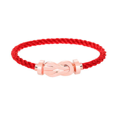 [✨Rose💎]CHANCE LARGE 8 FIGURE BUCKLE NO DIAMOND BRACELET ROSE GOLD