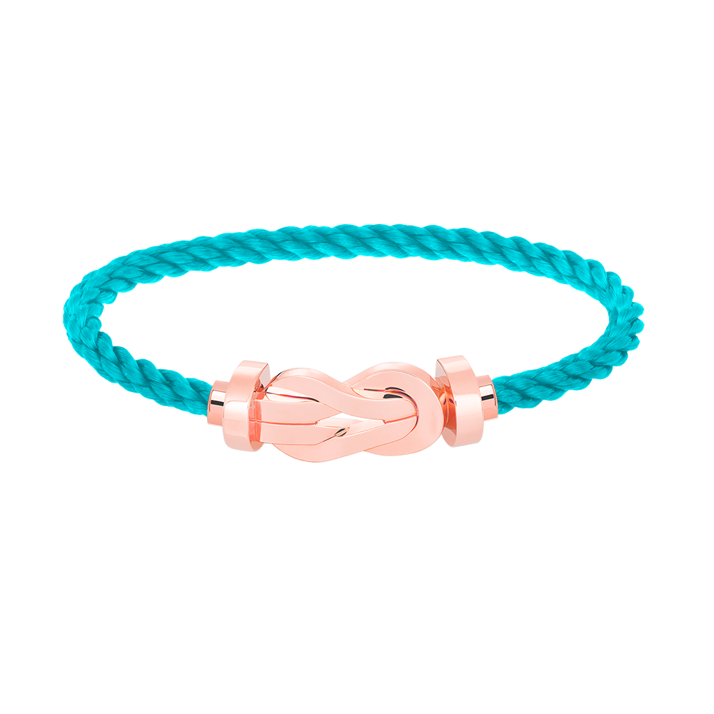 [✨Rose💎]CHANCE LARGE 8 FIGURE BUCKLE NO DIAMOND BRACELET ROSE GOLD