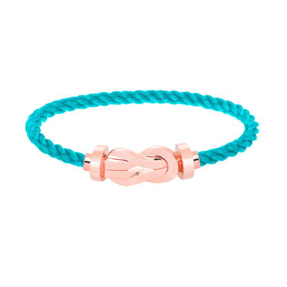 [✨Rose💎]CHANCE LARGE 8 FIGURE BUCKLE NO DIAMOND BRACELET ROSE GOLD