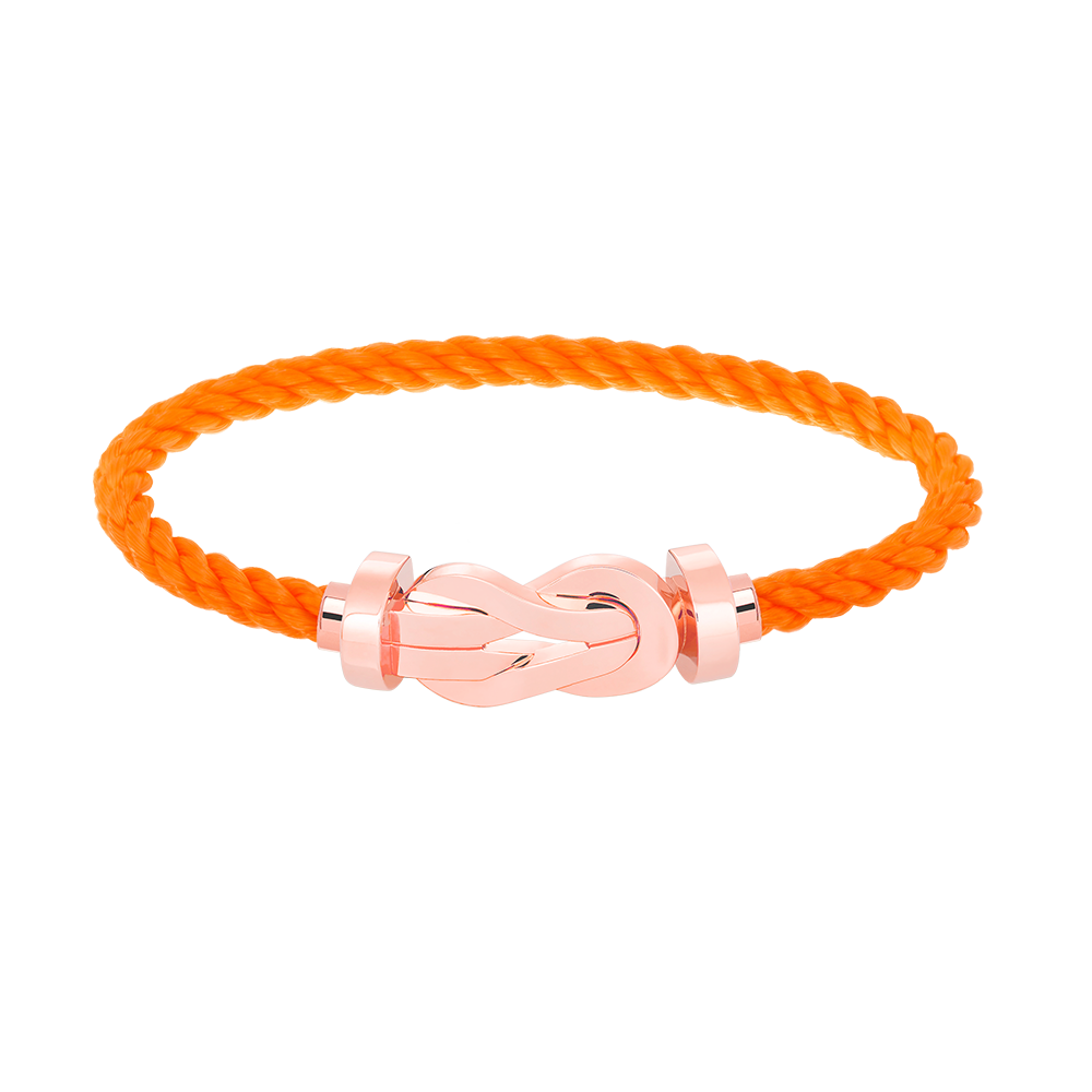[✨Rose💎]CHANCE LARGE 8 FIGURE BUCKLE NO DIAMOND BRACELET ROSE GOLD