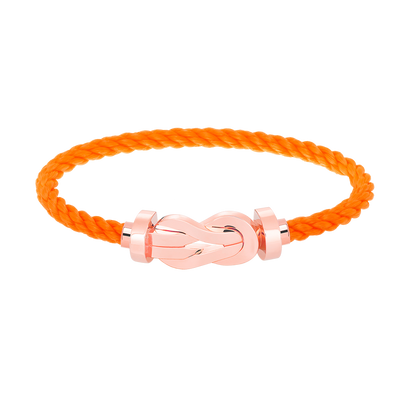 [✨Rose💎]CHANCE LARGE 8 FIGURE BUCKLE NO DIAMOND BRACELET ROSE GOLD