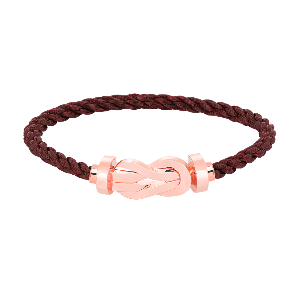 [✨Rose💎]CHANCE LARGE 8 FIGURE BUCKLE NO DIAMOND BRACELET ROSE GOLD