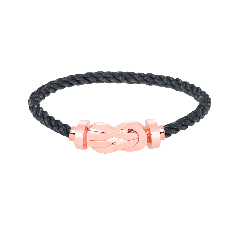 [✨Rose💎]CHANCE LARGE 8 FIGURE BUCKLE NO DIAMOND BRACELET ROSE GOLD