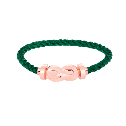 [✨Rose💎]CHANCE LARGE 8 FIGURE BUCKLE NO DIAMOND BRACELET ROSE GOLD
