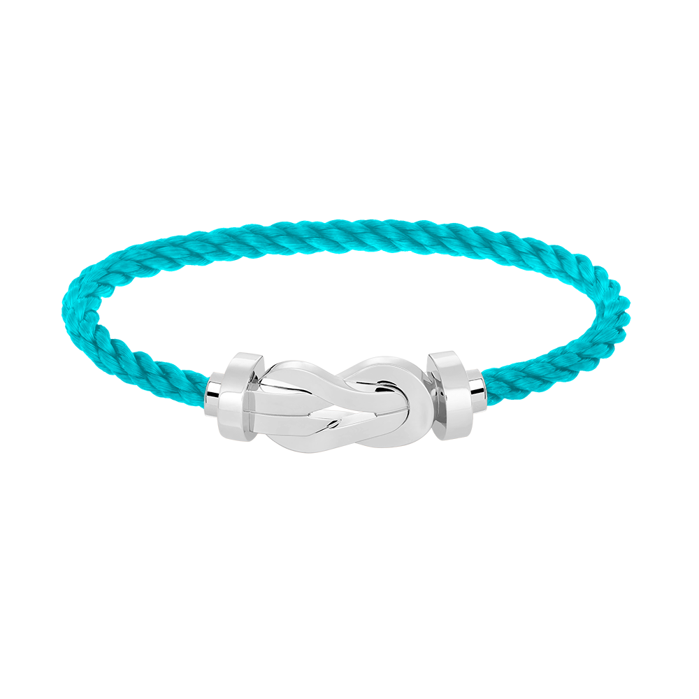 [✨Rose💎]CHANCE LARGE 8 FIGURE BUCKLE NO DIAMOND BRACELET SILVER