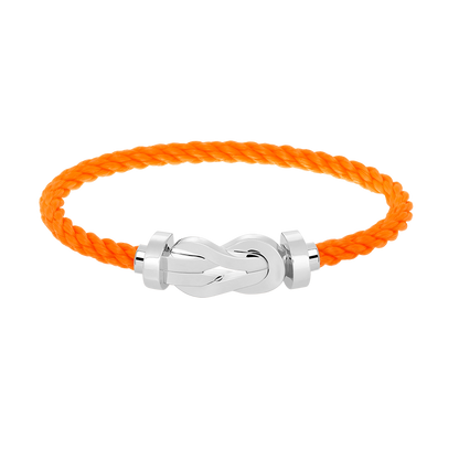 [✨Rose💎]CHANCE LARGE 8 FIGURE BUCKLE NO DIAMOND BRACELET SILVER