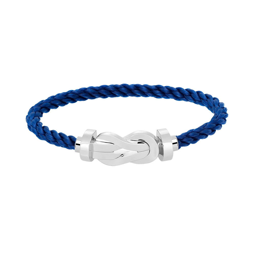 [✨Rose💎]CHANCE LARGE 8 FIGURE BUCKLE NO DIAMOND BRACELET SILVER