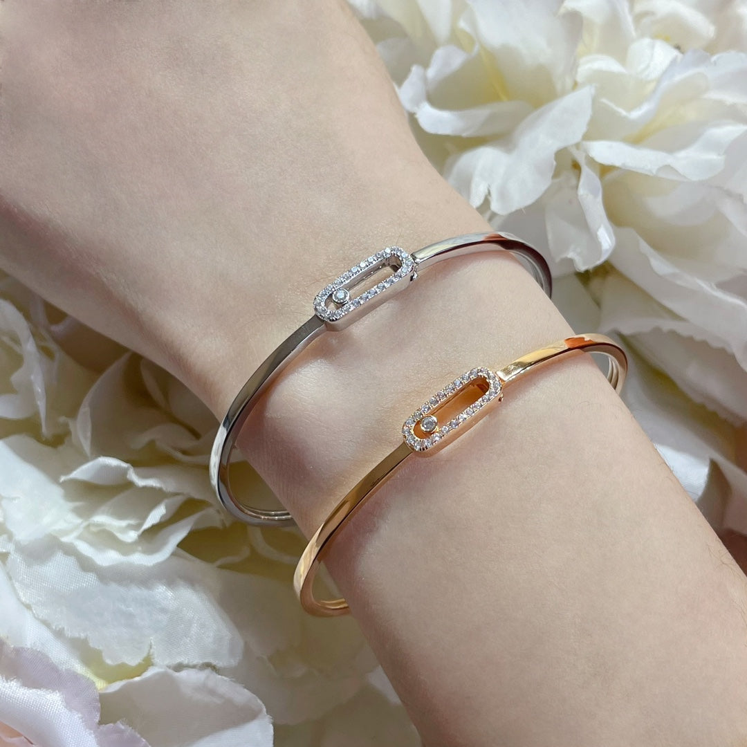 [✨Rose💎]Move Uno pav茅 flex bangle medium
