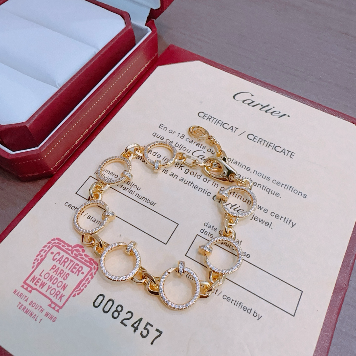 [✨Rose💎 Jewelry] LOVE&JUSTE BRACELET DIAMONDS