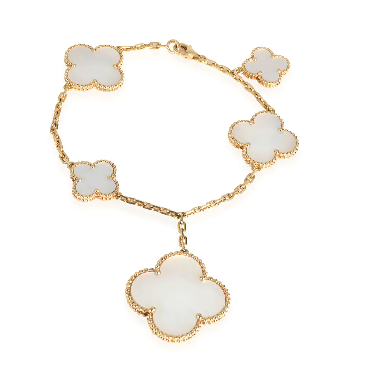 [✨Rose💎]MAGIC CLOVER MOP GOLD BRACELET 5 MOTIFS