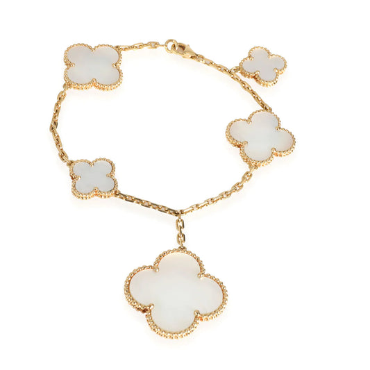 [✨Rose💎]MAGIC CLOVER MOP GOLD BRACELET 5 MOTIFS