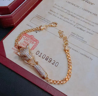 [✨Rose💎] PANTHERE  BRACELET DIAMONDS