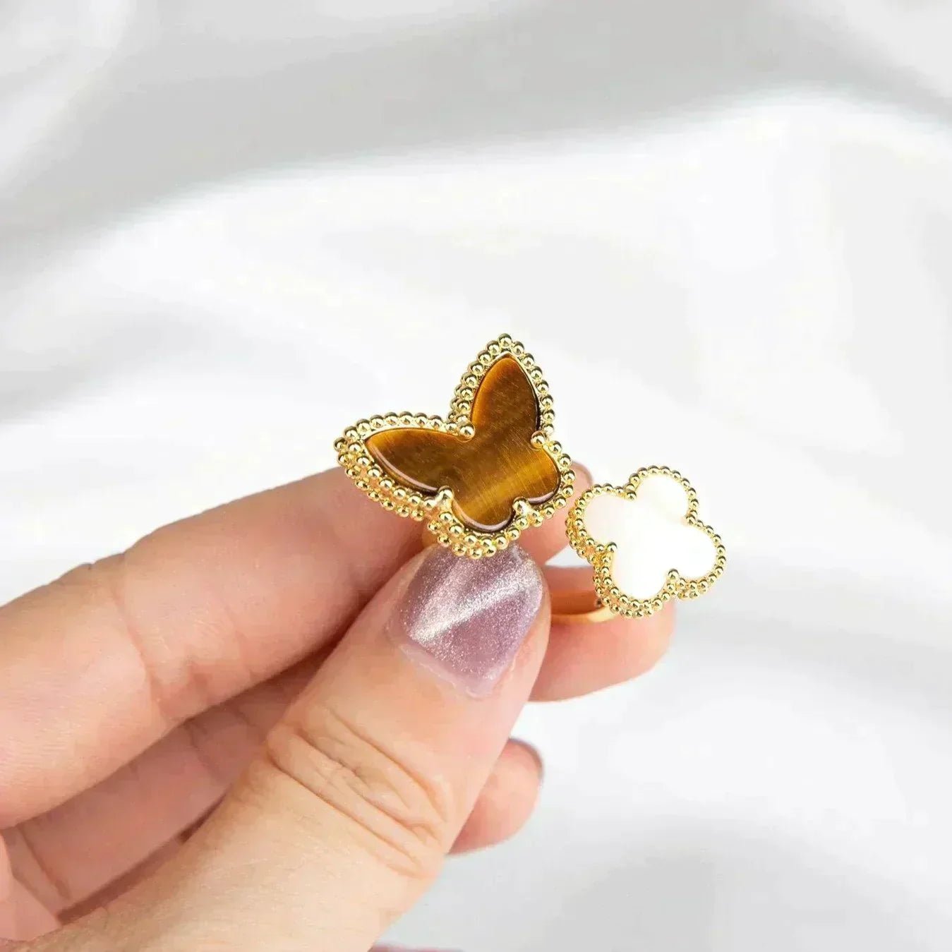 [✨Rose💎]LUCKY BETWEEN THE FINGER RING
