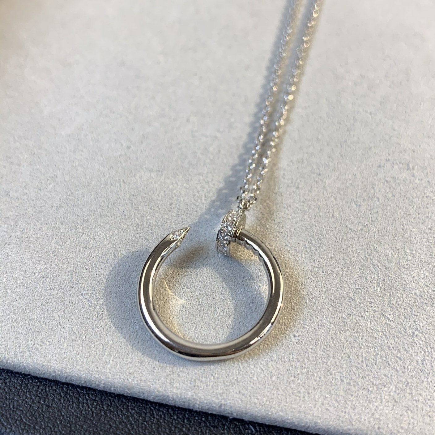 [✨Rose💎]JUSTE NECKLACE SILVER
