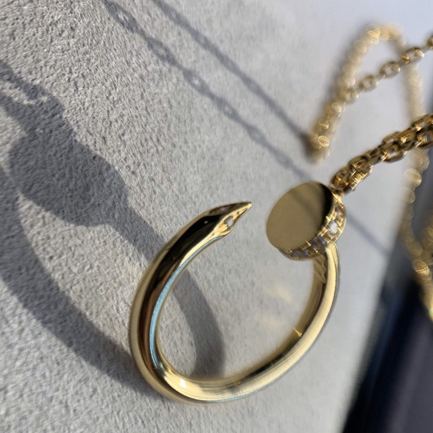 [✨Rose💎]JUSTE NECKLACE GOLD