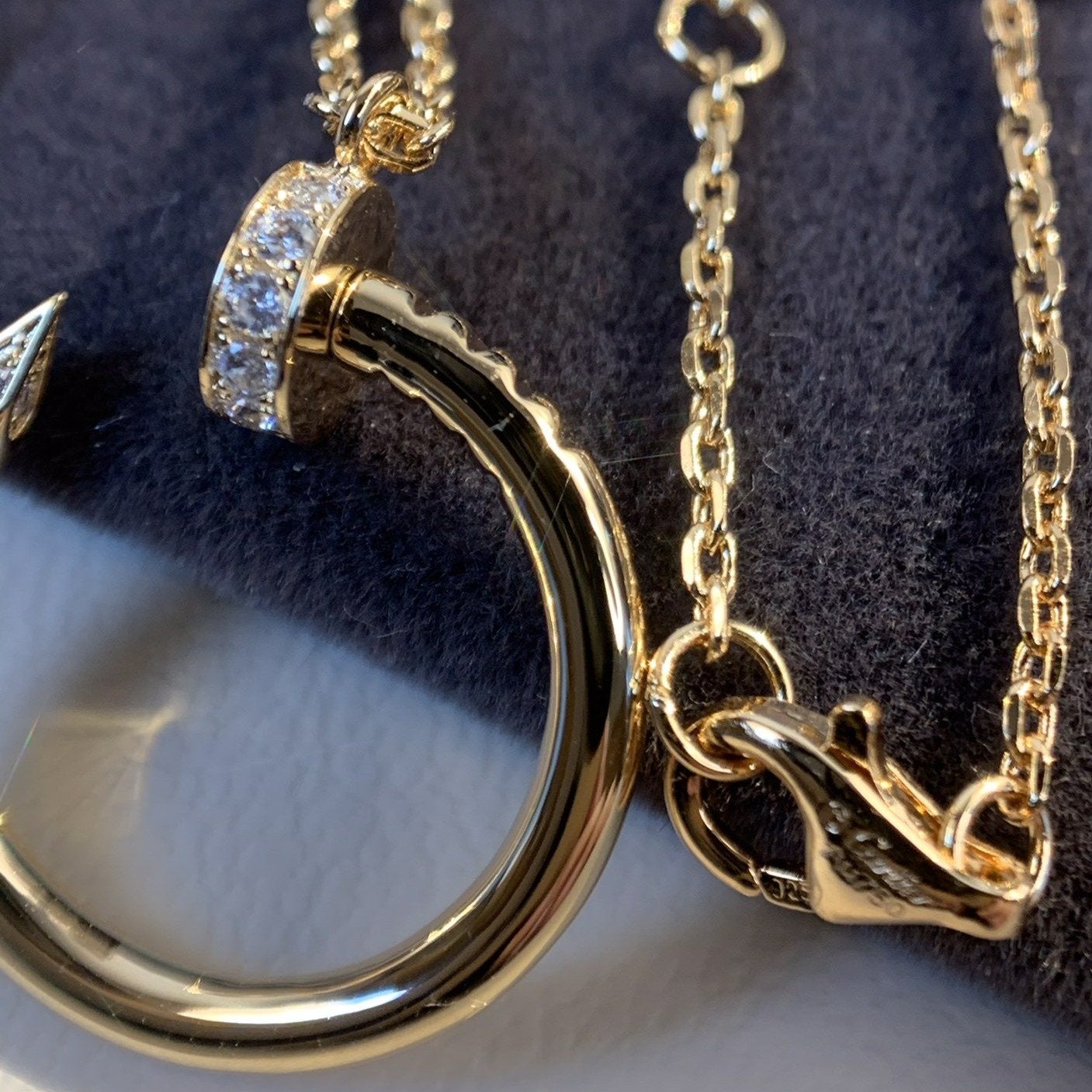 [✨Rose💎]JUSTE NECKLACE PINK GOLD