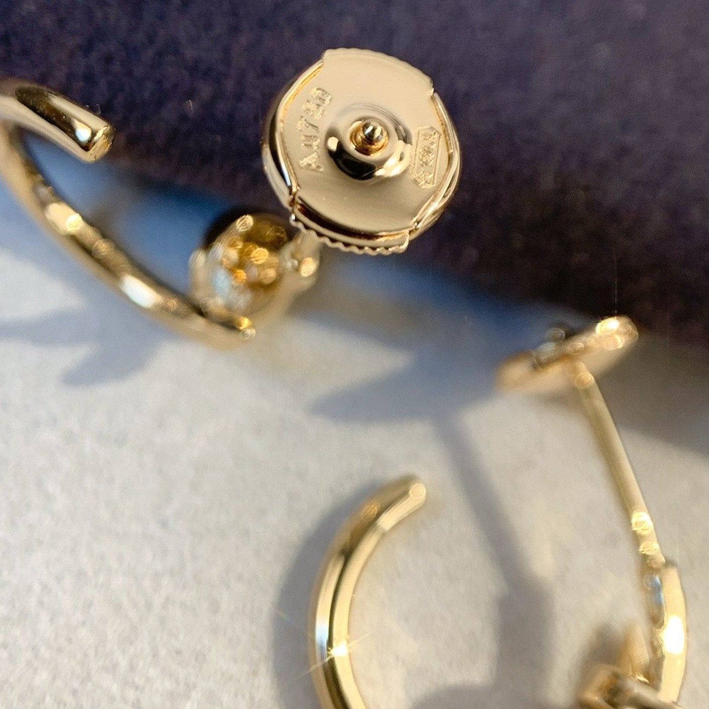 [✨Rose💎]JUSTE EARRINGS PINK GOLD
