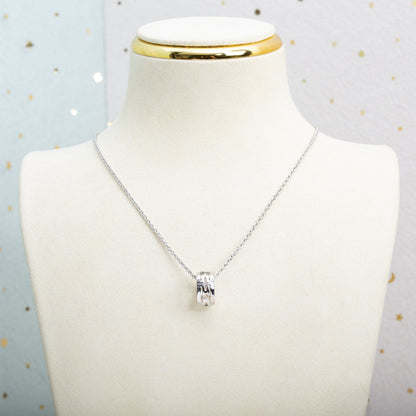 [✨Rose💎]PARENTESI NECKLACE SILVER