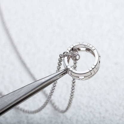 [✨Rose💎]PARENTESI NECKLACE SILVER