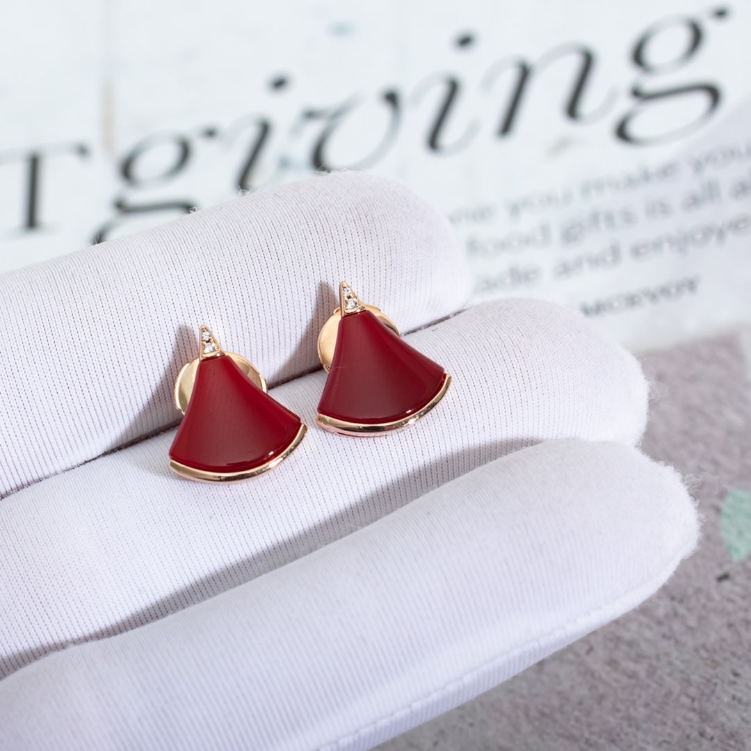 [✨Rose💎]DIVAS DREAM EARRINGS PINK GOLD
