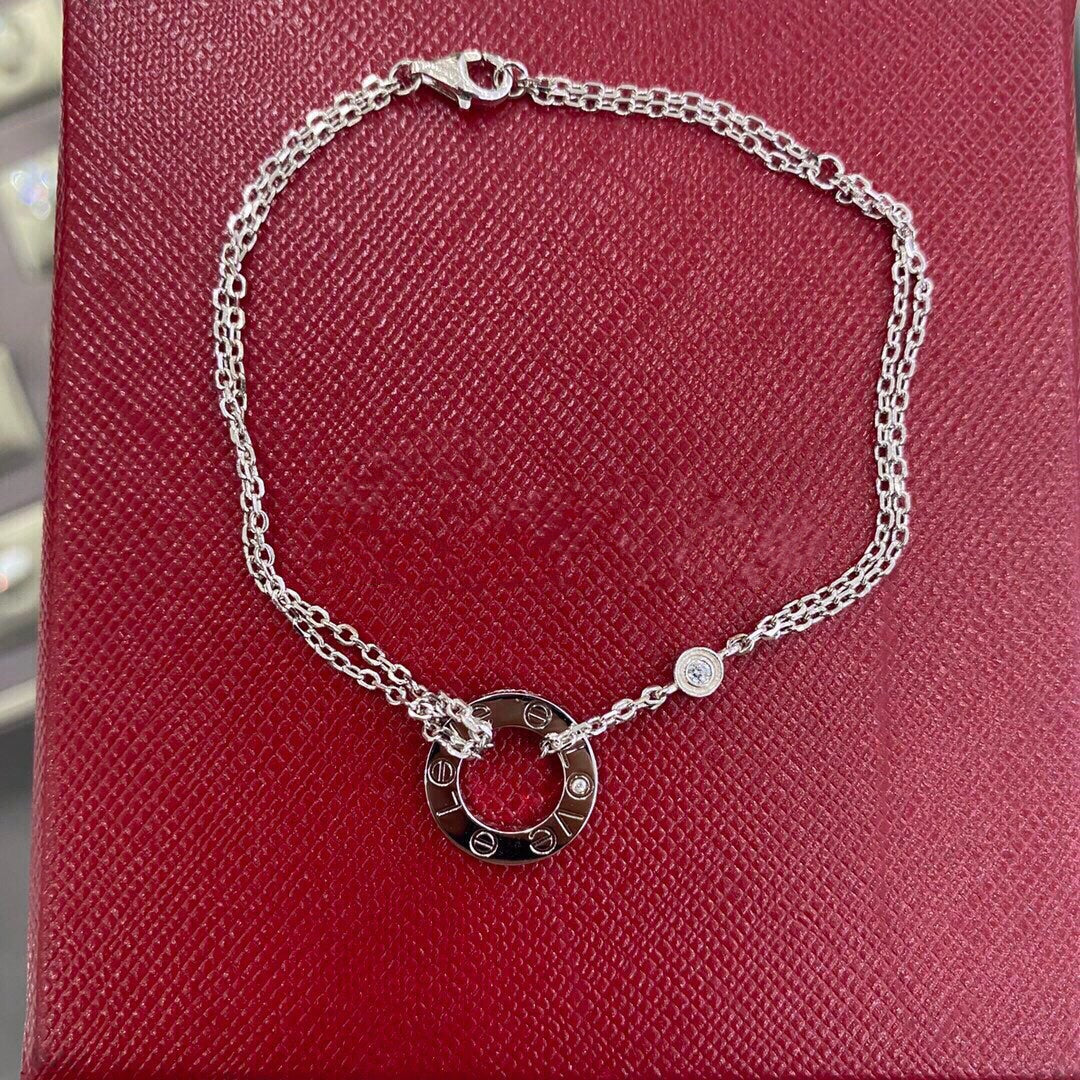 [✨Rose💎]LOVE BRACELET 2 DIAMOND