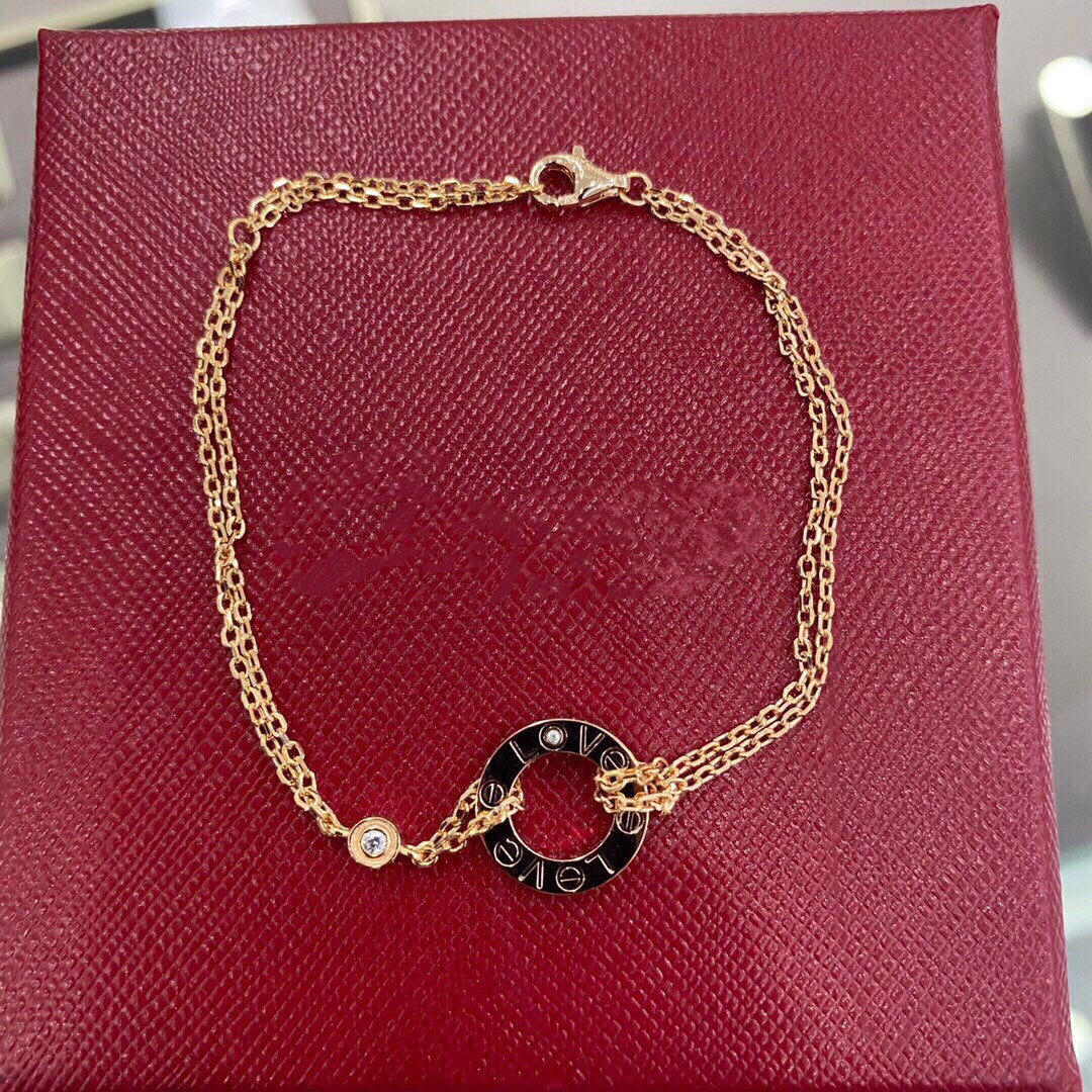 [✨Rose💎]LOVE BRACELET 2 DIAMOND