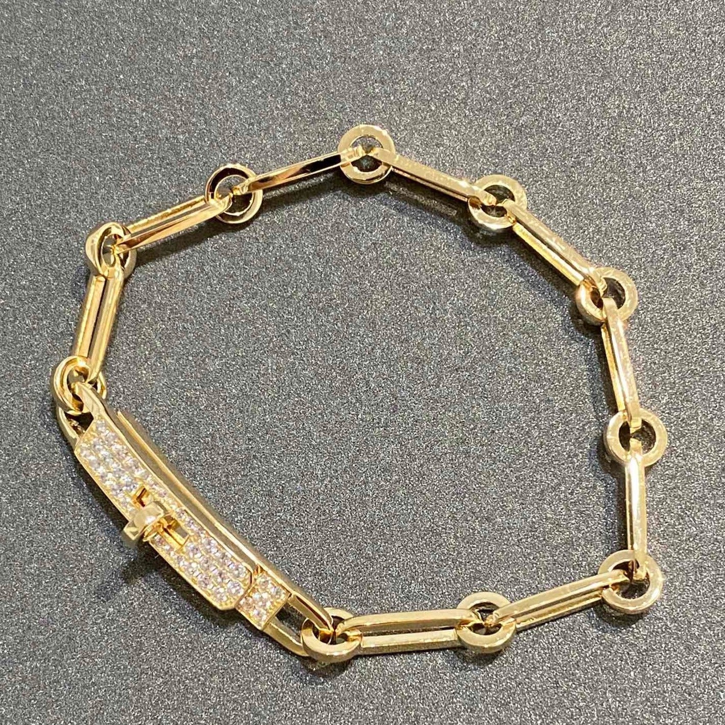 [✨Rose💎]CHAINE BRACELET SMALL MODEL DIAMOND