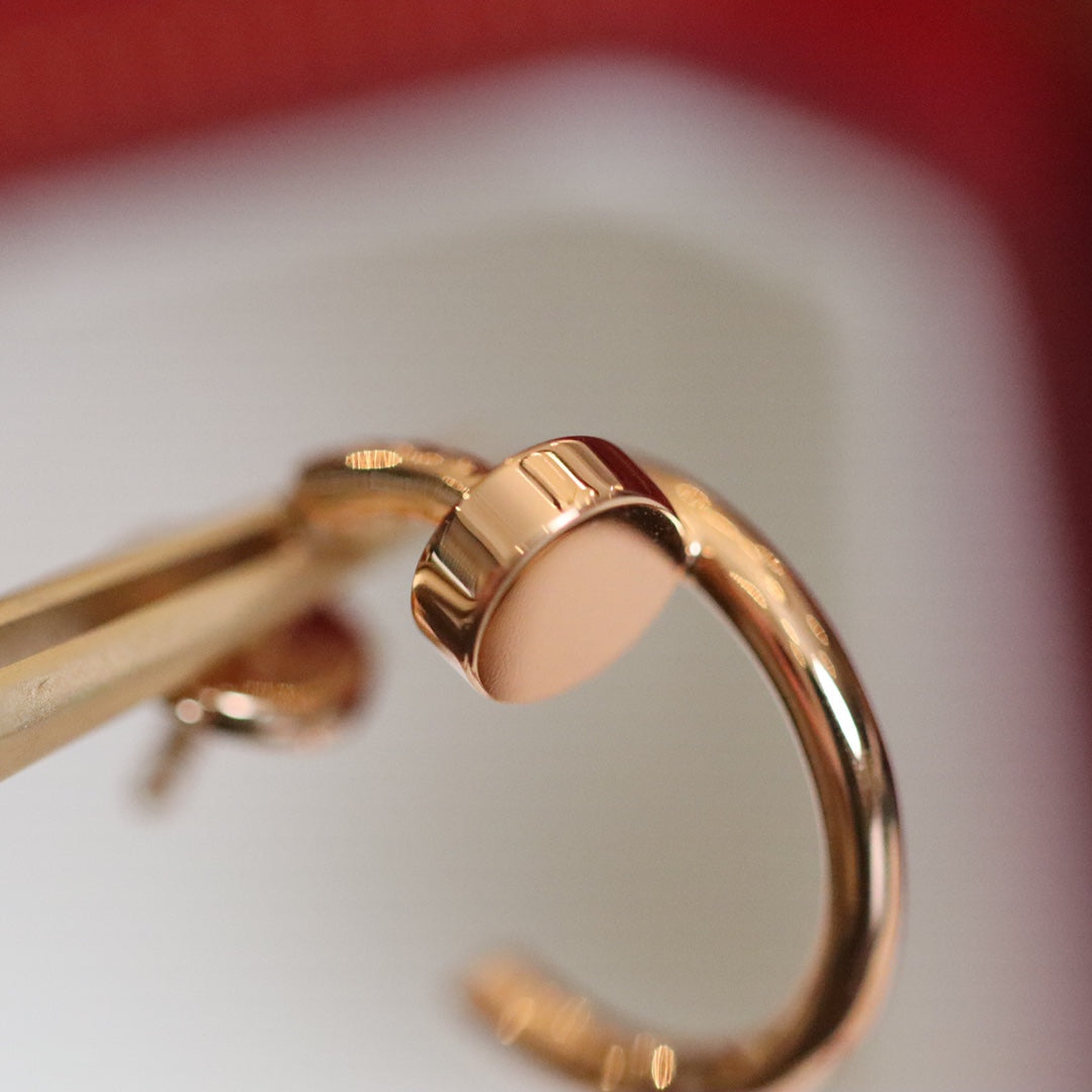 [✨Rose💎]JUSTE EARRINGS PINK GOLD