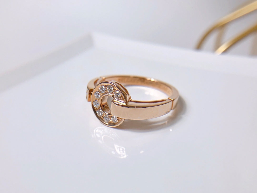 [✨Rose💎]DREAM RING DIAMOND PINK GOLD