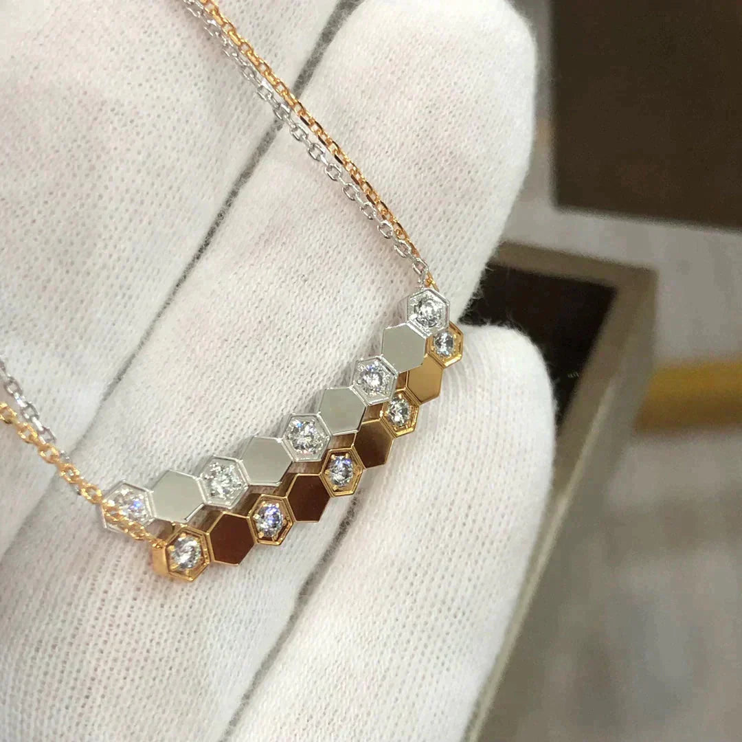 [✨Rose💎]BEE LOVE NECKLACE DIAMOND