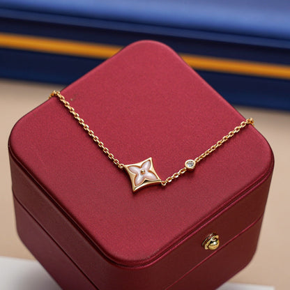 [✨Rose💎]✨Rose💎 1 DIAMOND PINK GOLD BRACELET