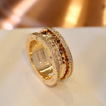 [✨Rose💎]ZERO 1 GOLD DIAMOND RING