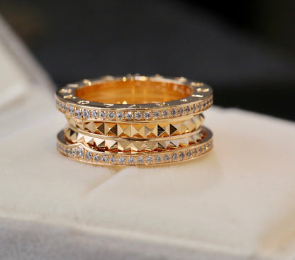 [✨Rose💎]ZERO 1 GOLD DIAMOND RING