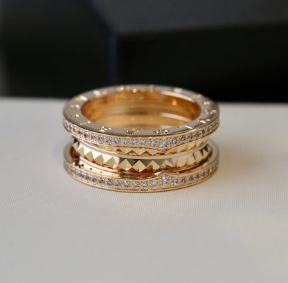 [✨Rose💎]ZERO 1 GOLD DIAMOND RING