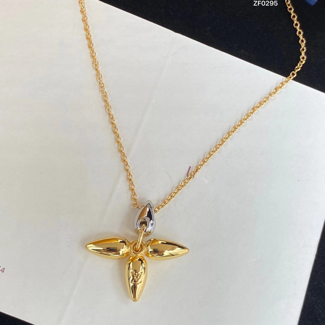 [✨Rose💎]LOUISETTE PEDANT GOLD NECKLACE