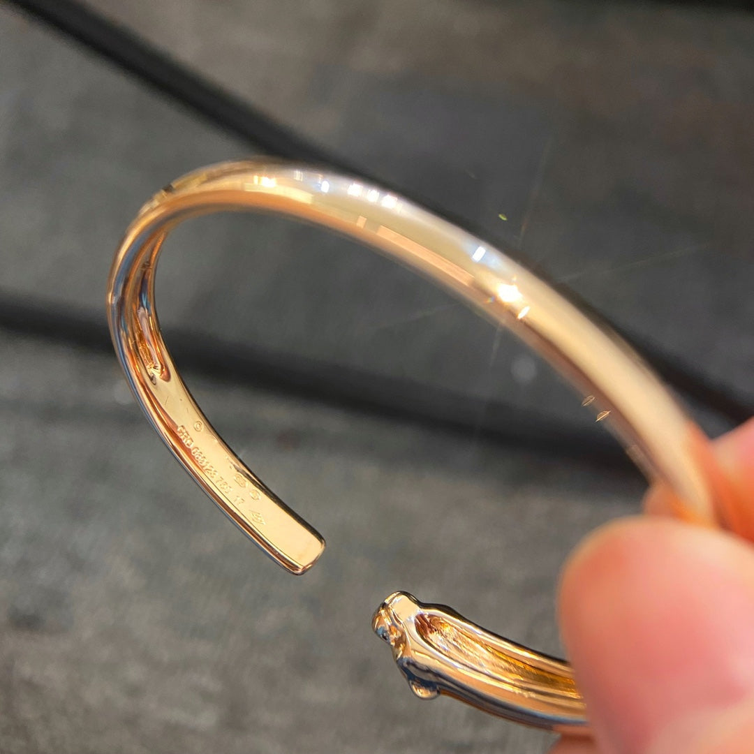 [✨Rose💎]PANTHERE GOLD OPEN BRACELET
