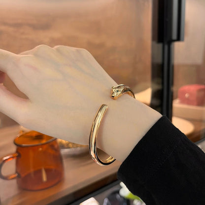 [✨Rose💎]PANTHERE GOLD OPEN BRACELET