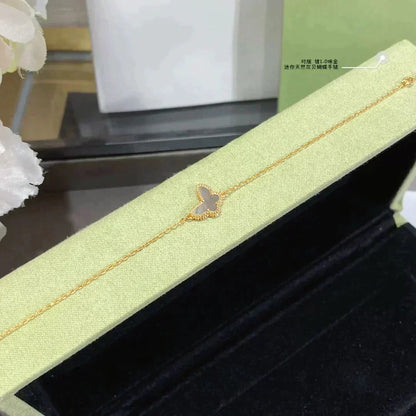 [✨Rose💎]BUTTERFLY DARK MOP BUTTERFLY BRACELET