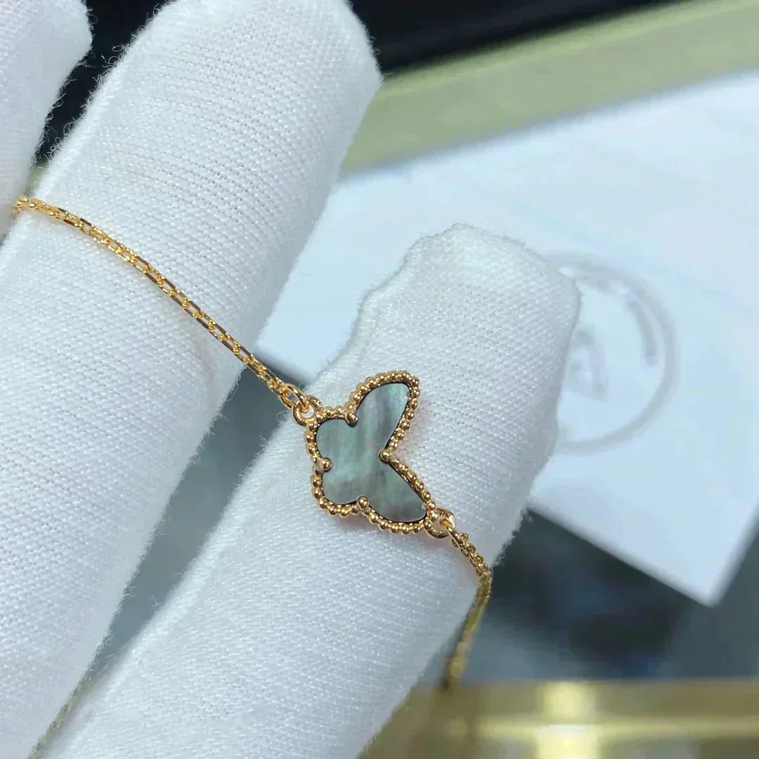 [✨Rose💎]BUTTERFLY DARK MOP BUTTERFLY BRACELET