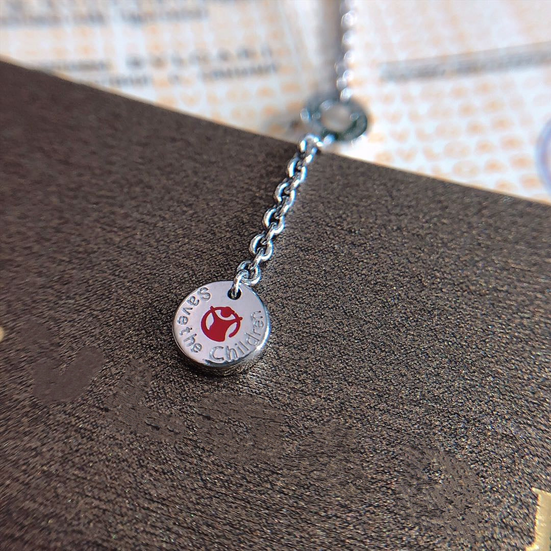 [✨Rose💎]ZERO 1 BLACK CERAMIC SILVER NECKLACE