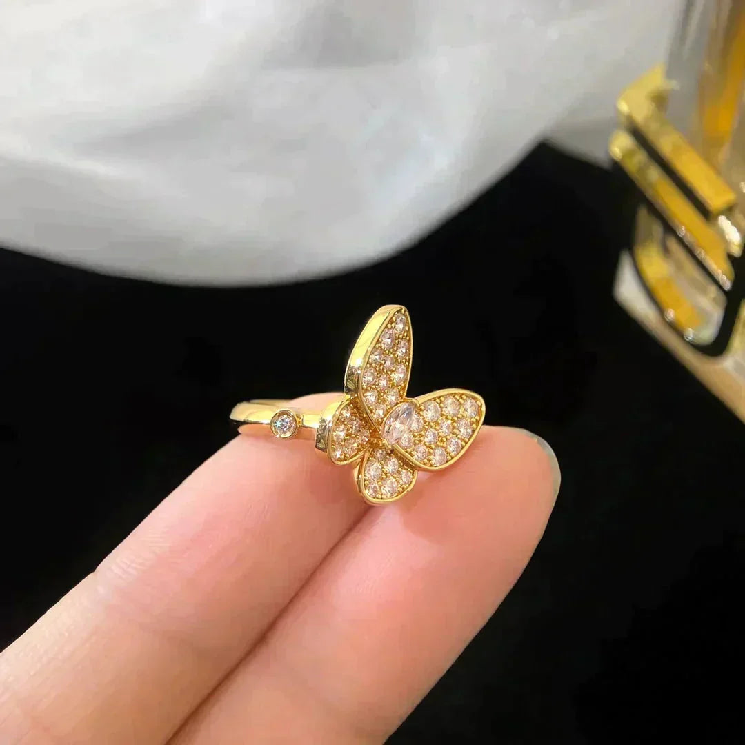 [✨Rose💎]BUTTERFLY DIAMOND RING