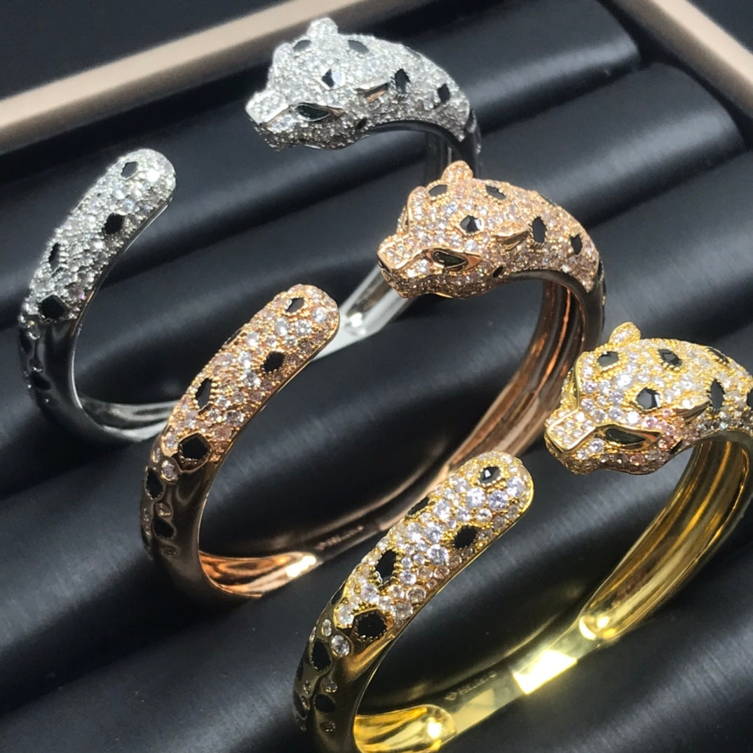 [✨Rose💎]PANTHERE BIG BRACELET DIAMONDS
