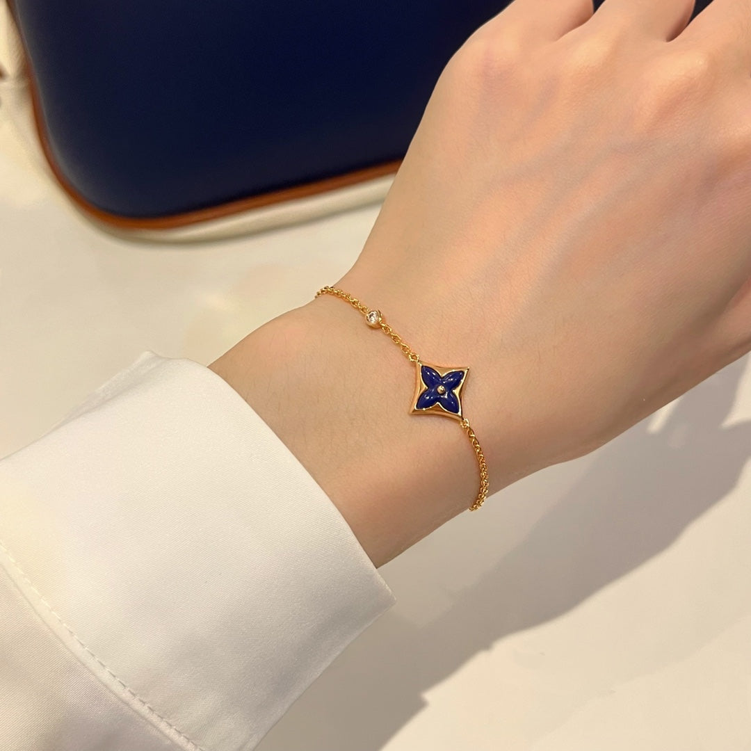 [✨Rose💎]COLOR ✨Rose💎 PINK GOLD DIAMOND BRACELET