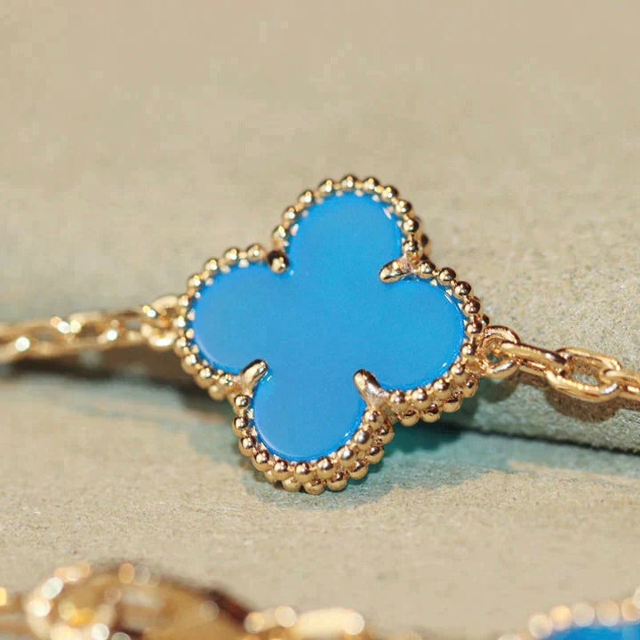 [✨Rose💎]CLOVER 20 MOTIFS TURQUOISE GOLD