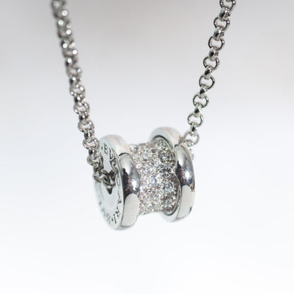[✨Rose💎]ZERO 1 SILVER DIAMOND NECKLACE
