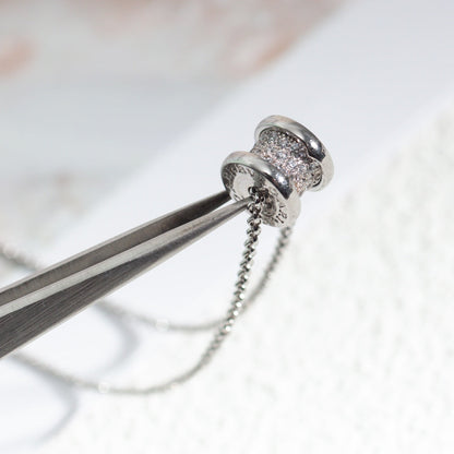 [✨Rose💎]ZERO 1 SILVER DIAMOND NECKLACE