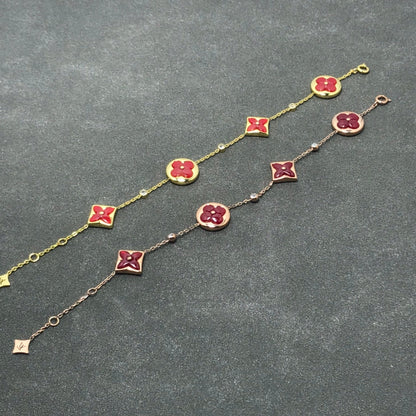[✨Rose💎]STAR AND SUN CARNELIAN 4 MOTIFS 3 DIAMONDS