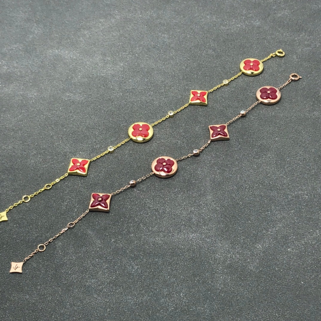 [✨Rose💎]✨Rose💎 AND SUN CARNELIAN 4 MOTIFS 3 DIAMONDS