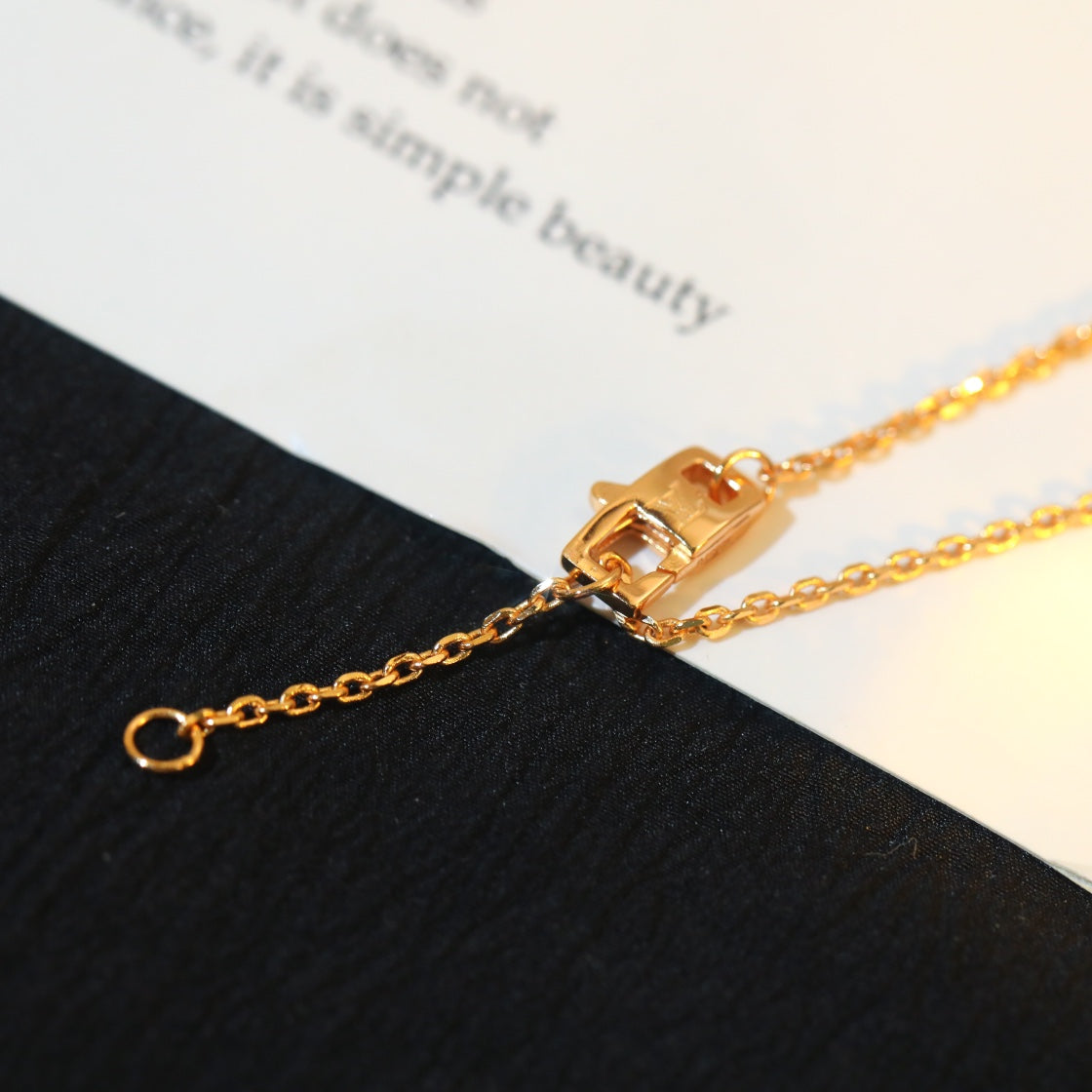 [✨Rose💎]✨Rose💎 AND SUN DIAMOND PINK GOLD NECKLACE